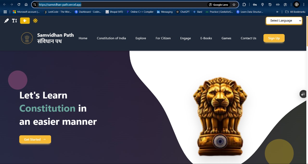 Samvidhan Path project screenshot